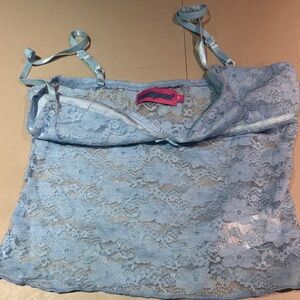 Edikted light Blue Lace Camisole Top